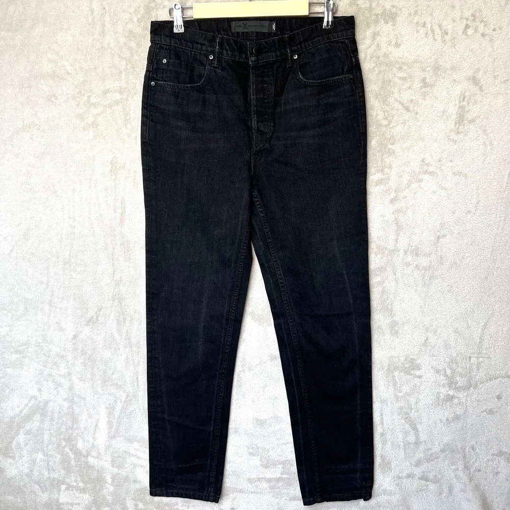 Alexander Wang Denim x 003 Boy Fit Black Fade Jeans Womens Size 27 Made in‎ USA